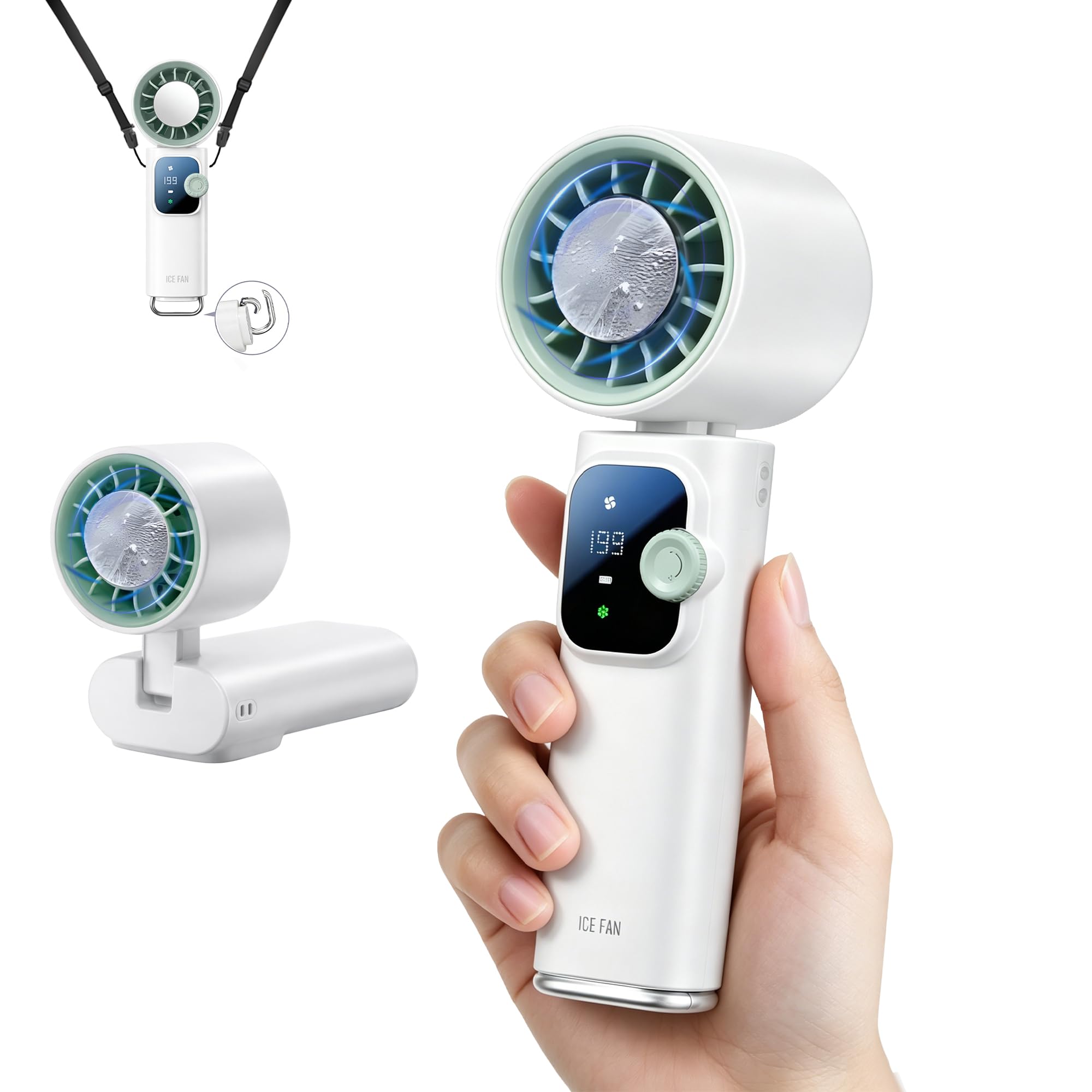 Amazon | Sunfra 携帯扇風機【2026新モデル】 超高速暴風 【-26℃瞬間
